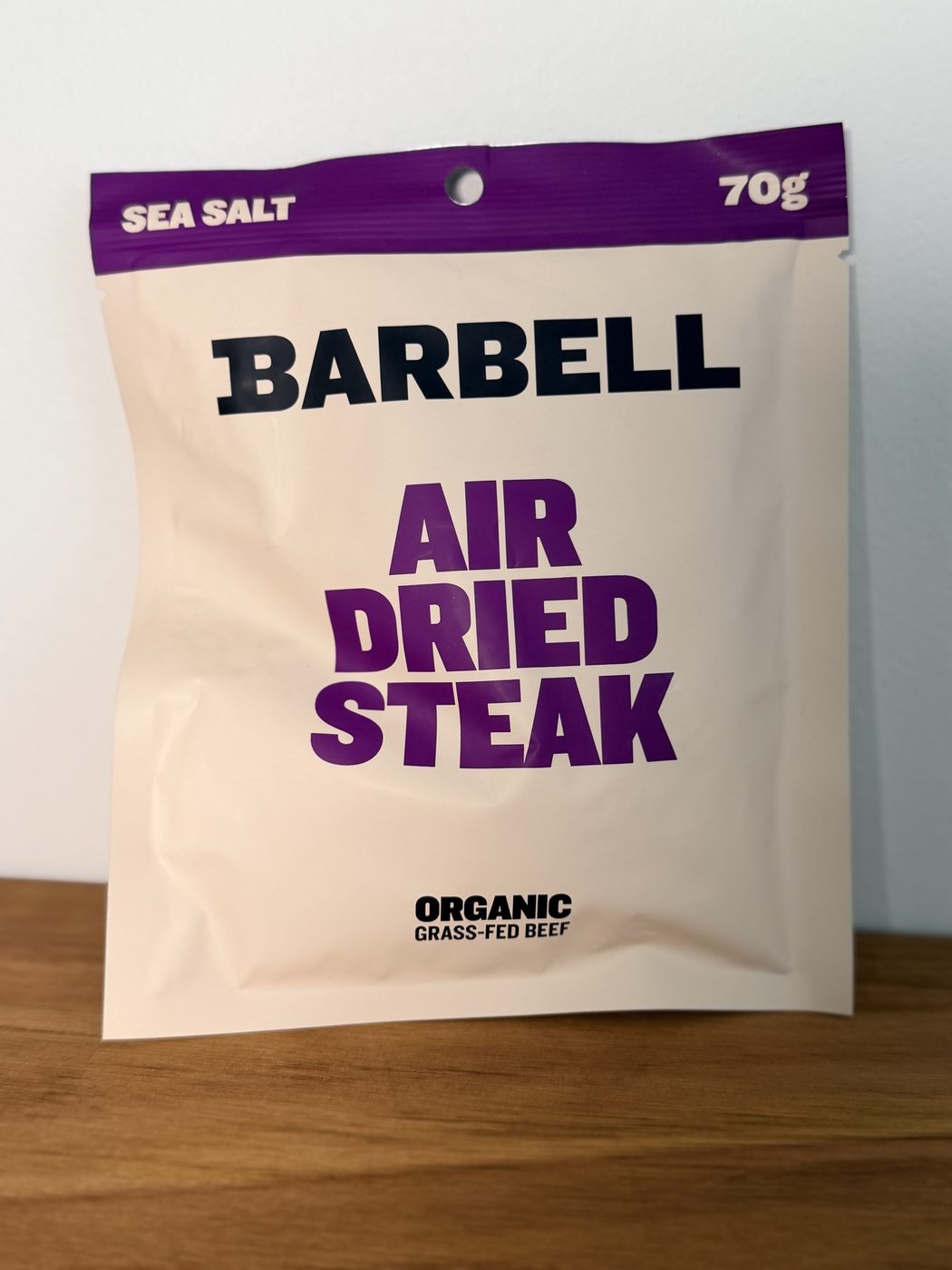 Barbell organic air dried steak, sea salt flavour