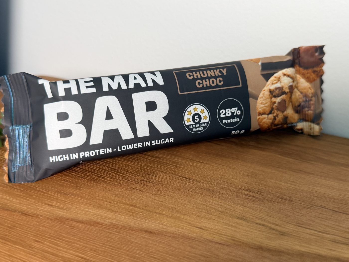 The Man Bar high protein chunky choc bar